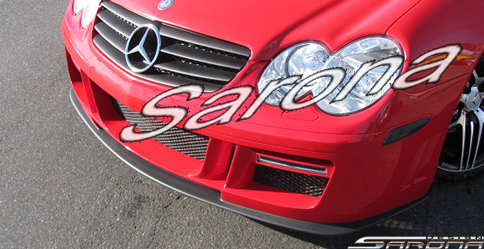 Custom Mercedes SL  Convertible Front Lip/Splitter (2003 - 2008) - $299.00 (Part #MB-021-FA)